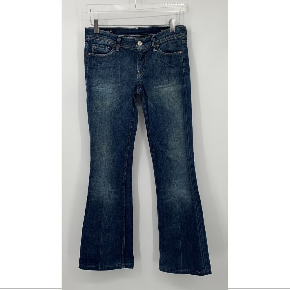 COH Citizens of Humanity Ingrid low rise flair jeans denim blue USA women 28